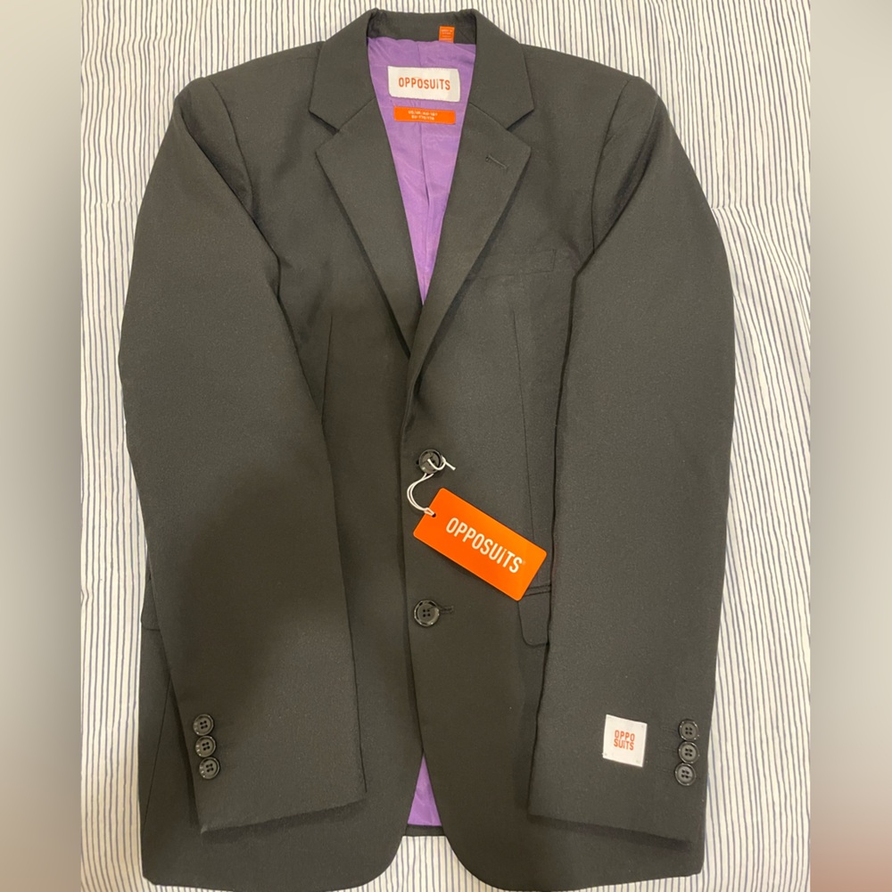 OppoSuits Junior Suit with Purple Lining